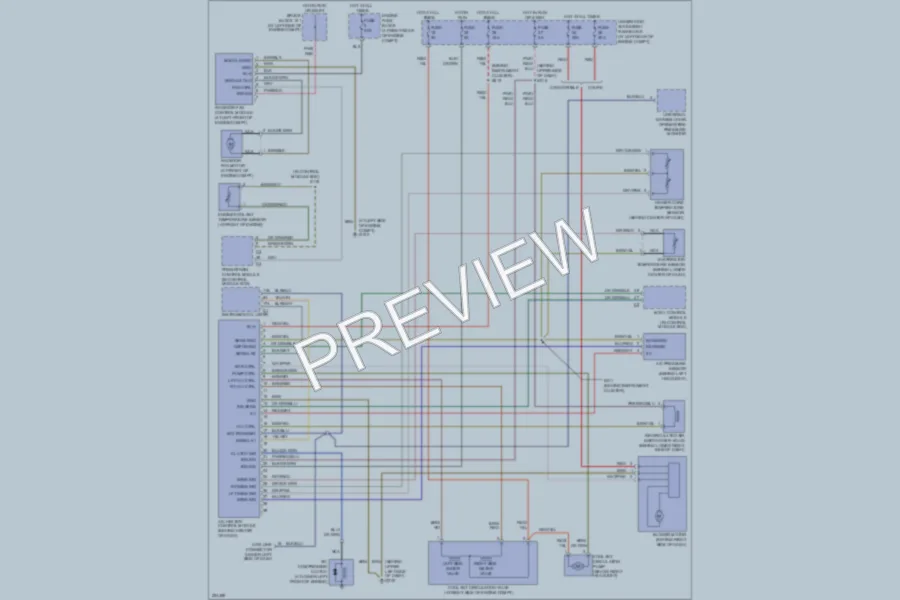 2006 Chrysler Crossfire Air Conditioning wiring diagram preview
