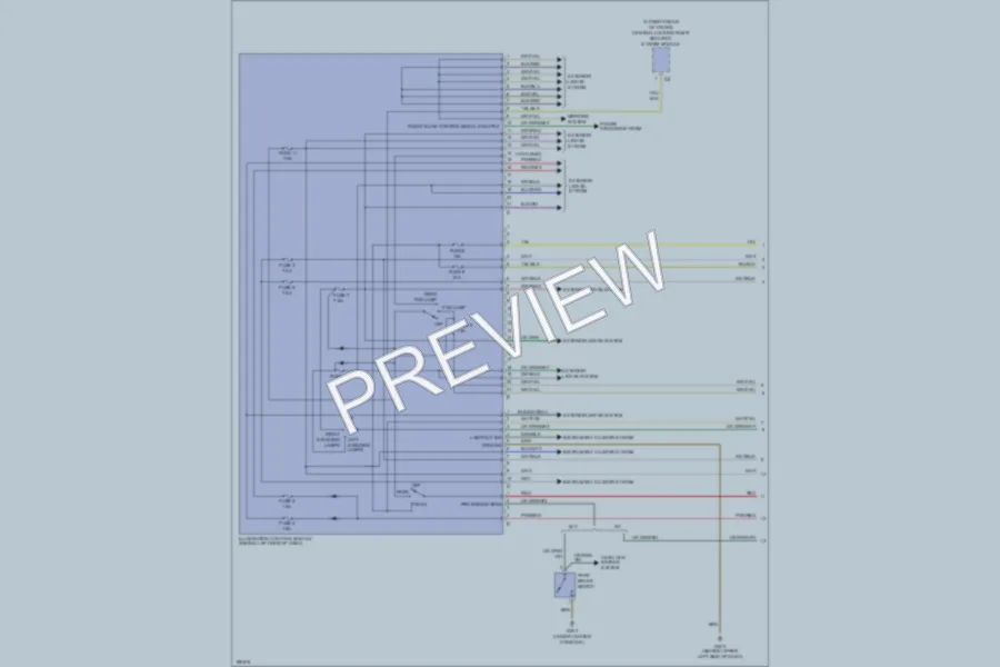 2006 Chrysler Crossfire Headlights wiring diagram preview