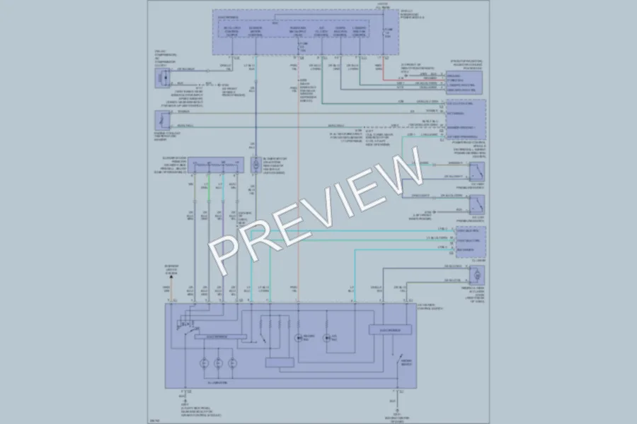 2006 Chrysler PTCruiser Air Conditioning wiring diagram preview