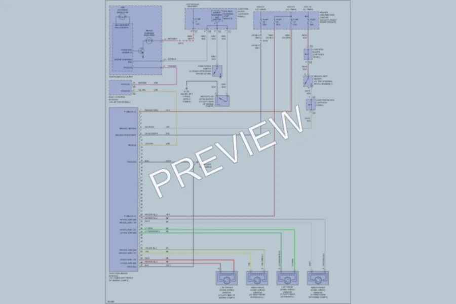 2006 Chrysler 2D Convertible Anti Lock Brakes wiring diagram preview