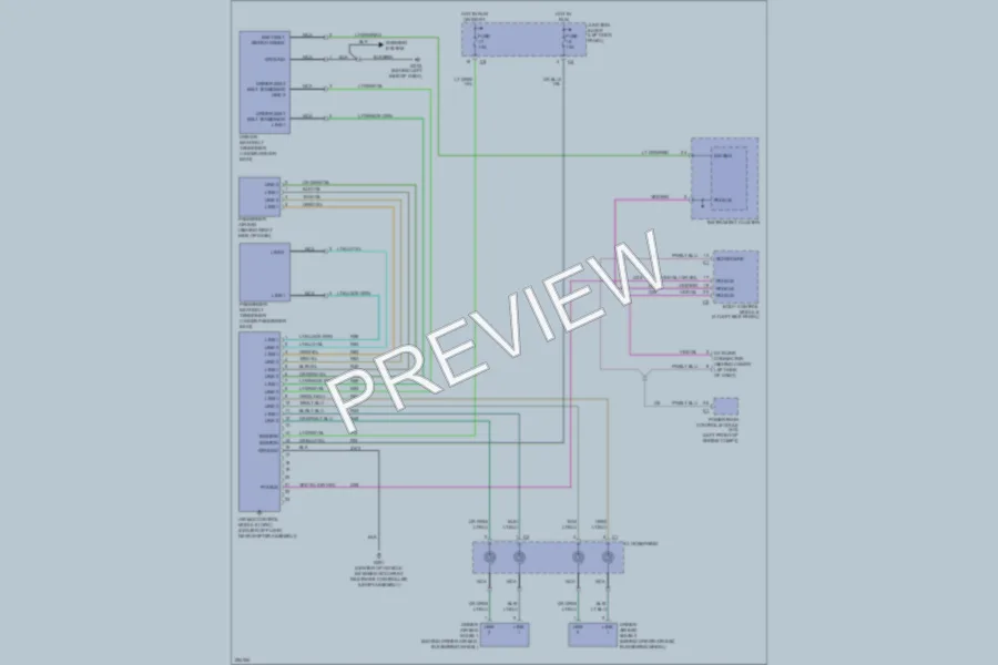 2006 Chrysler 2D Convertible Supplemental Restraints wiring diagram preview