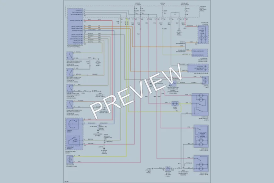 2006 Chrysler 4D Sedan Interior Lights wiring diagram preview