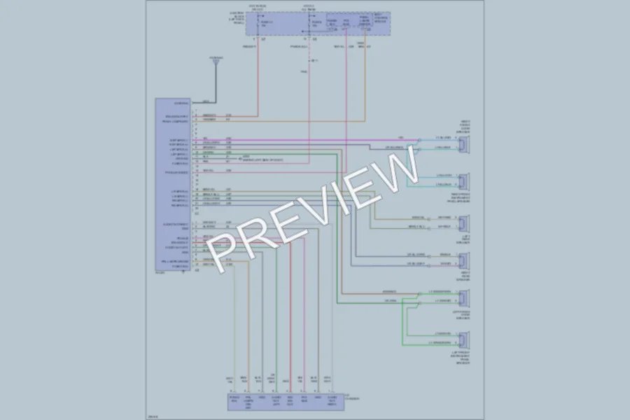 2006 Chrysler 4D Sedan Radio wiring diagram preview