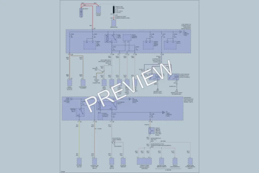 2006 Chrysler TownCountry Power Distribution wiring diagram preview