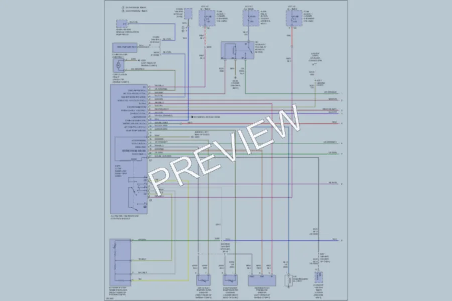 2006 Dodge 2500Sprinter Air Conditioning wiring diagram preview