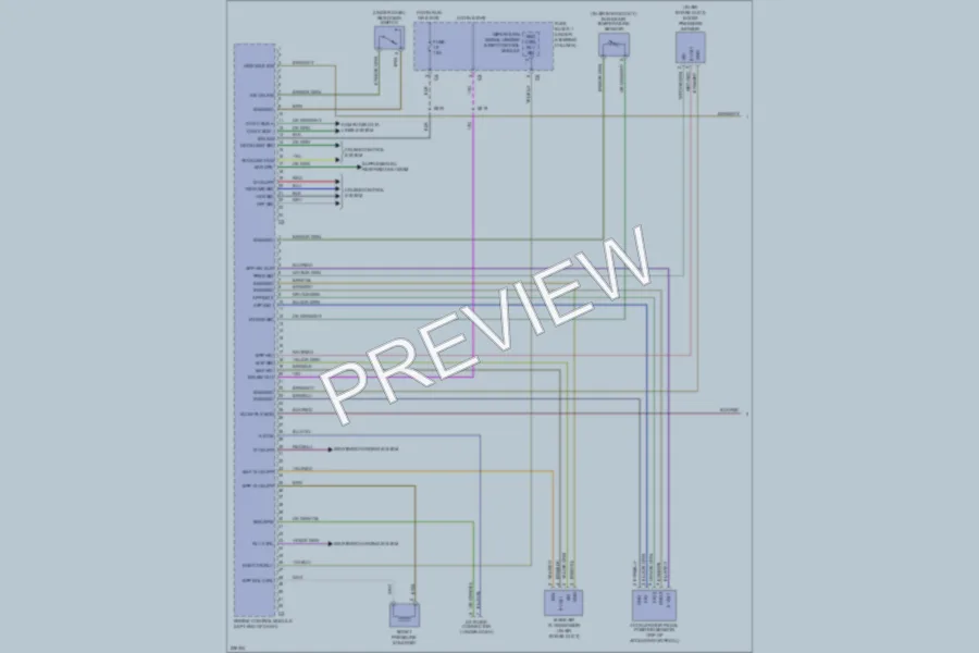 2006 Dodge 2500Sprinter Engine Performance wiring diagram preview