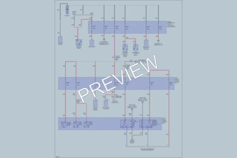 2006 Dodge 3500Sprinter Power Distribution wiring diagram preview