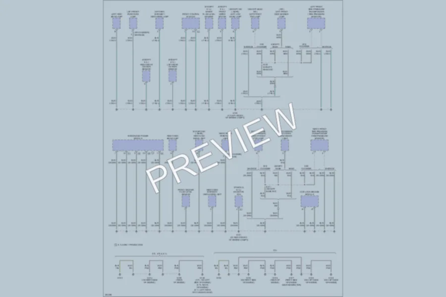 2006 Dodge Charger Ground Distribution wiring diagram preview