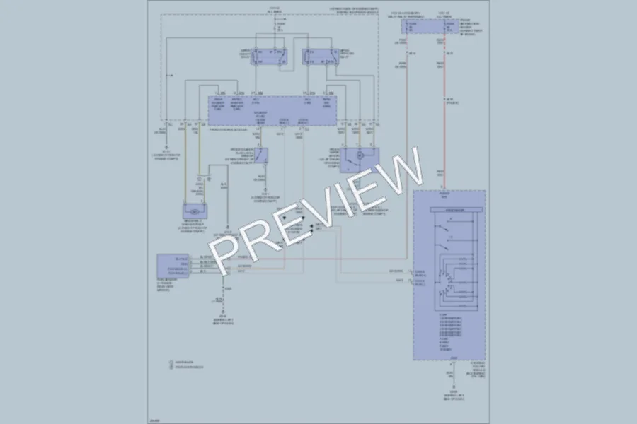 2006 Dodge Charger Wiper Washer wiring diagram preview