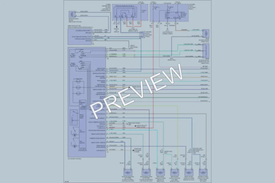2006 Dodge Durango Air Conditioning wiring diagram preview