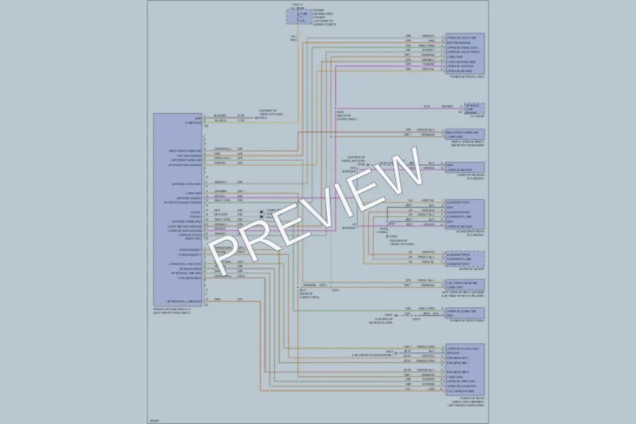2006 Dodge Durango Trunk Tailgate Fuel Door wiring diagram preview