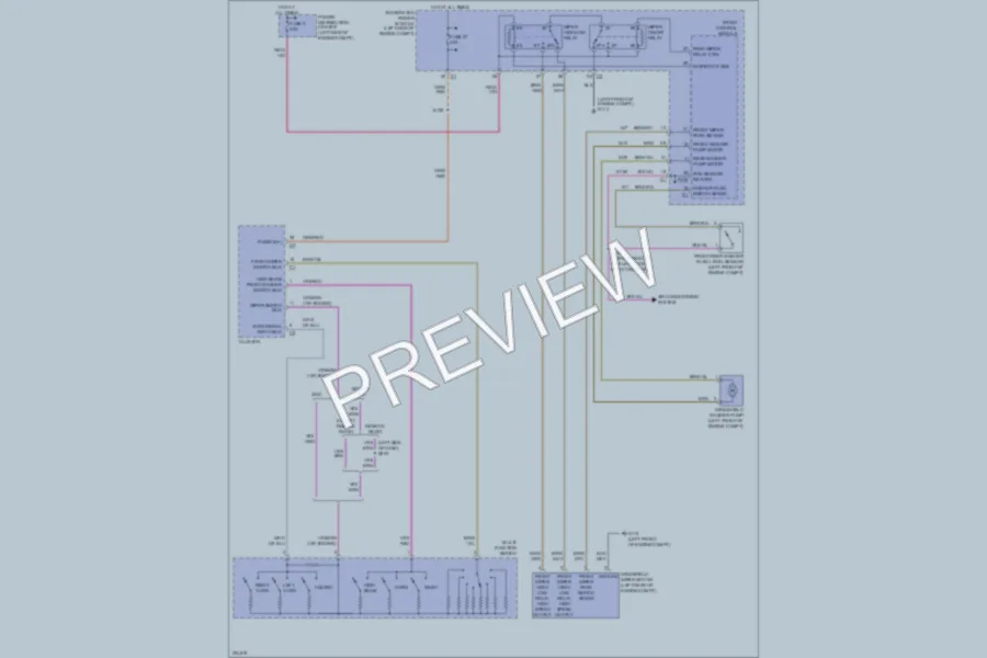 2006 Dodge Durango Wiper Washer wiring diagram preview