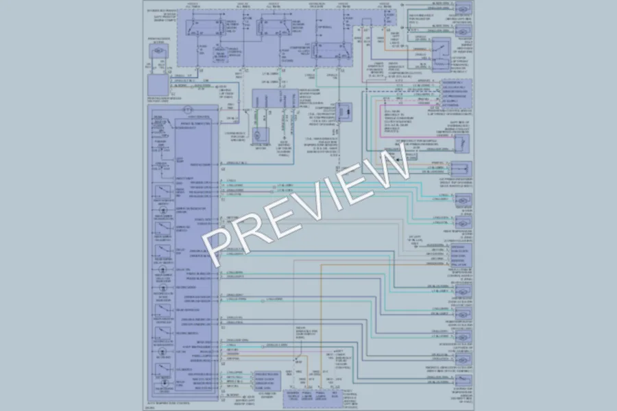 2006 Dodge GrandCaravan Air Conditioning wiring diagram preview