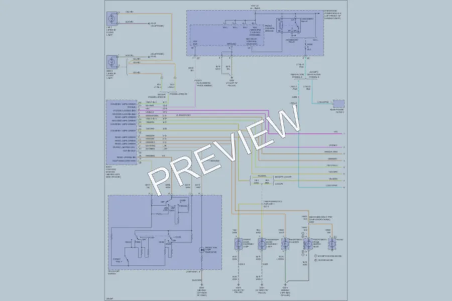 2006 Dodge GrandCaravan Interior Lights wiring diagram preview