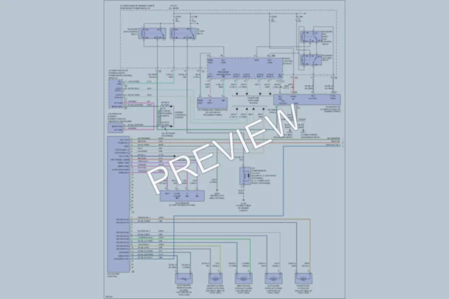 2006 Dodge Magnum Air Conditioning wiring diagram preview