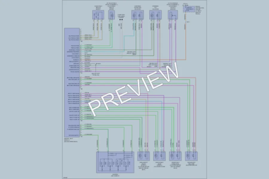 2006 Dodge Magnum Memory Systems wiring diagram preview