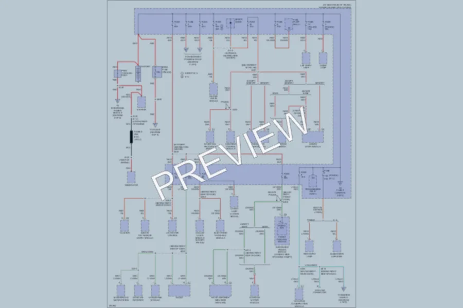 2006 Dodge Magnum Power Distribution wiring diagram preview