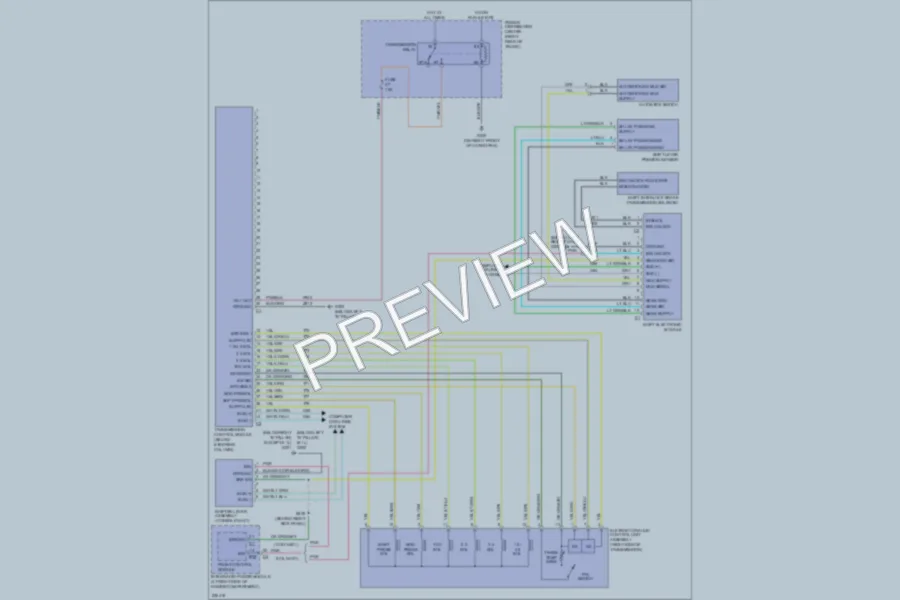 2006 Dodge Magnum Transmission wiring diagram preview