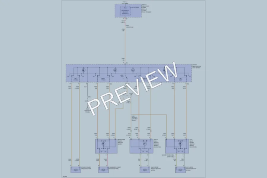 2006 Dodge R1500 Power Windows wiring diagram preview