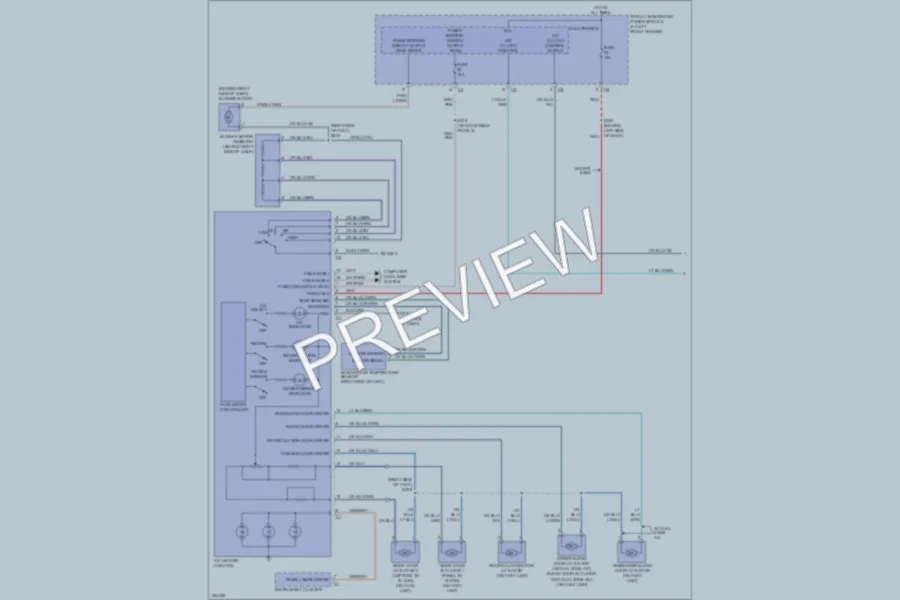 2006 Dodge R3500 Air Conditioning wiring diagram preview