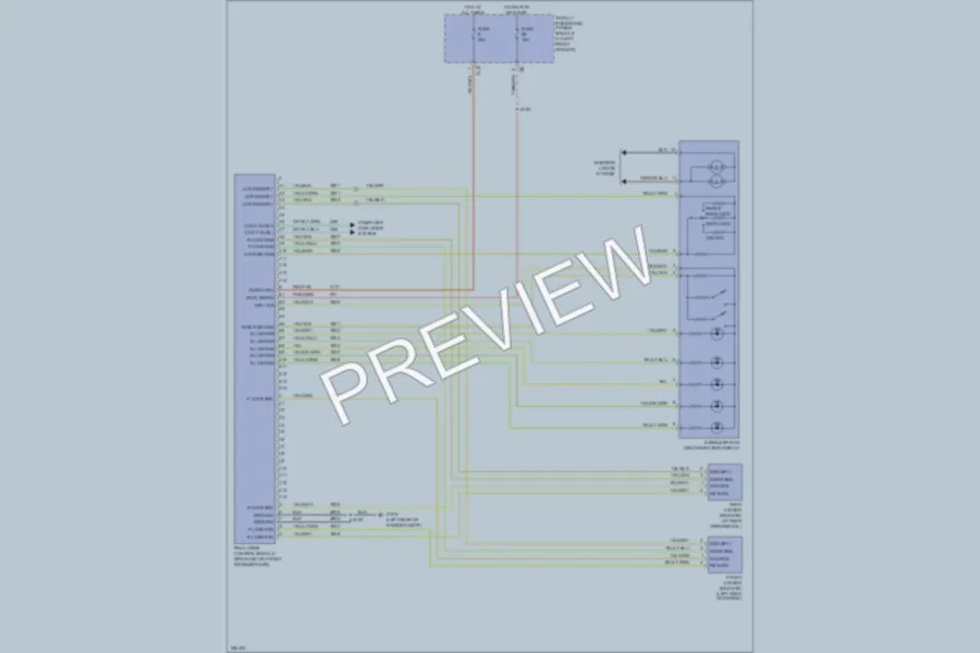 2006 Dodge R2500 Transmission wiring diagram preview