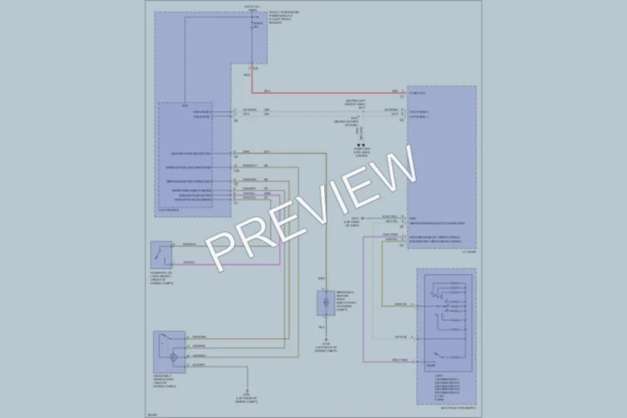 2006 Dodge R3500 Wiper Washer wiring diagram preview