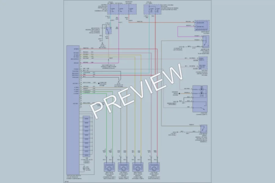 2006 Ford CrownVictoria Anti Lock Brakes wiring diagram preview