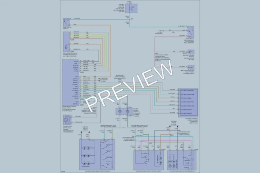 2006 Ford CrownVictoria Cruise Control wiring diagram preview