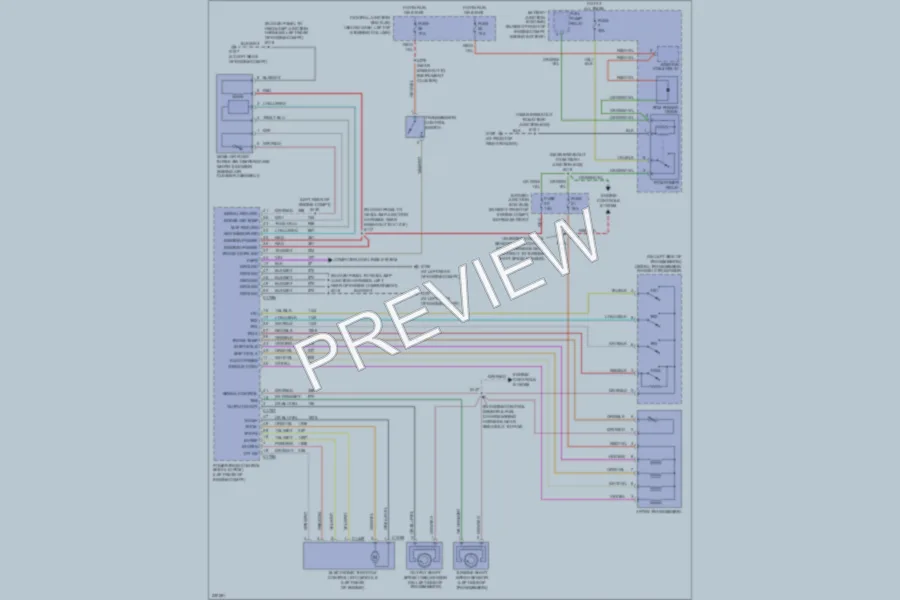 2006 Ford CrownVictoria Transmission wiring diagram preview
