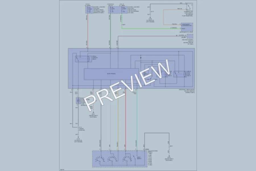 2006 Ford CrownVictoria Wiper Washer wiring diagram preview