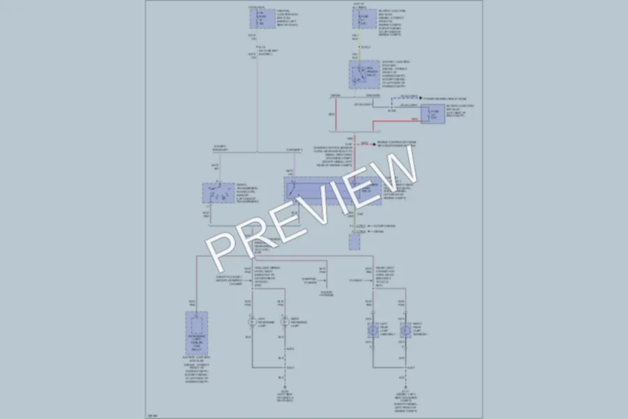 2006 Ford E150 Exterior Lights wiring diagram preview