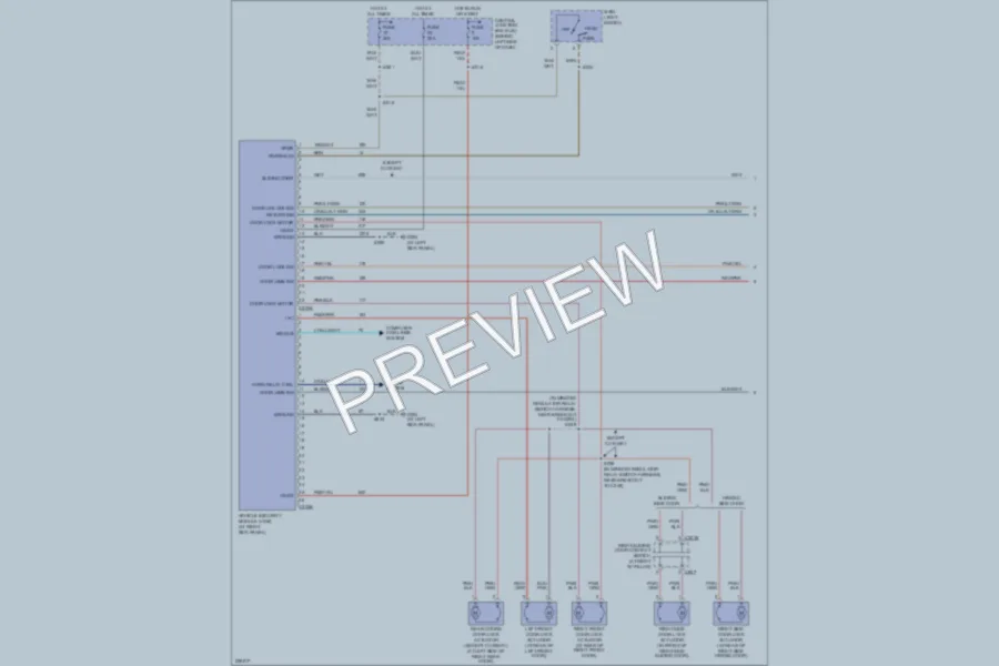 2006 Ford E150 Anti Theft wiring diagram preview