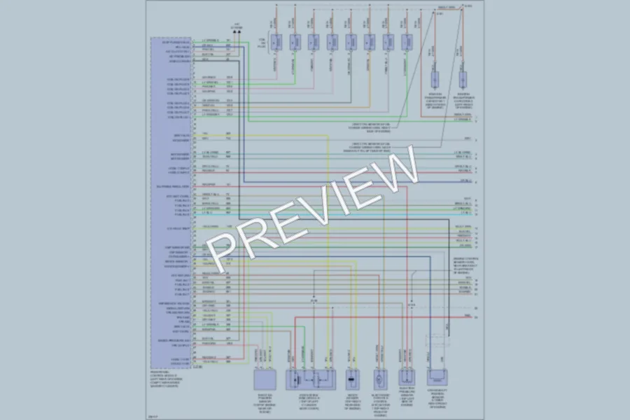 2006 Ford E150 Engine Performance wiring diagram preview