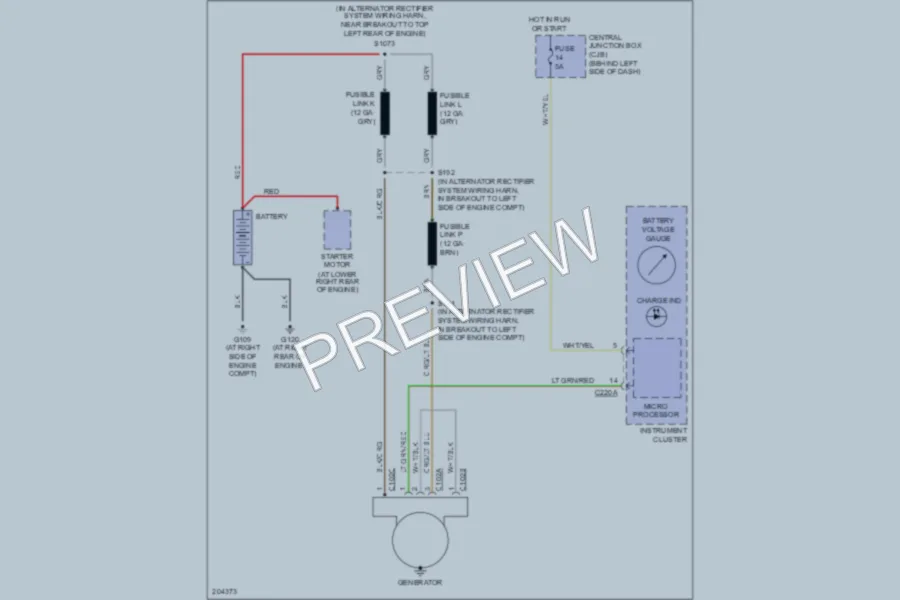 2006 Ford E150 Starting Charging wiring diagram preview