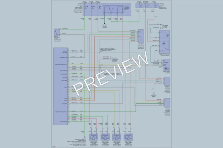 2006 Ford E250 Anti Lock Brakes wiring diagram preview