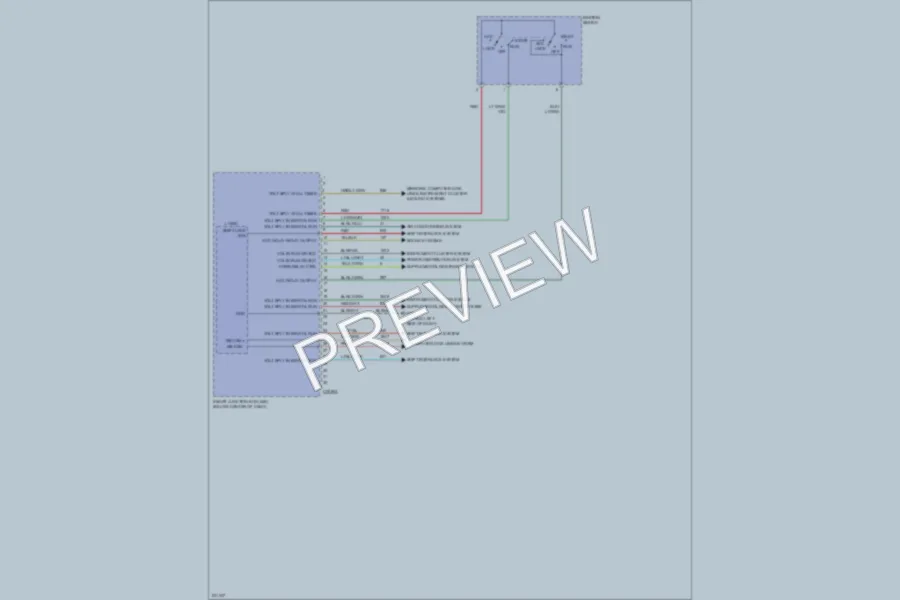 2006 Ford Escape Body Control Modules wiring diagram preview