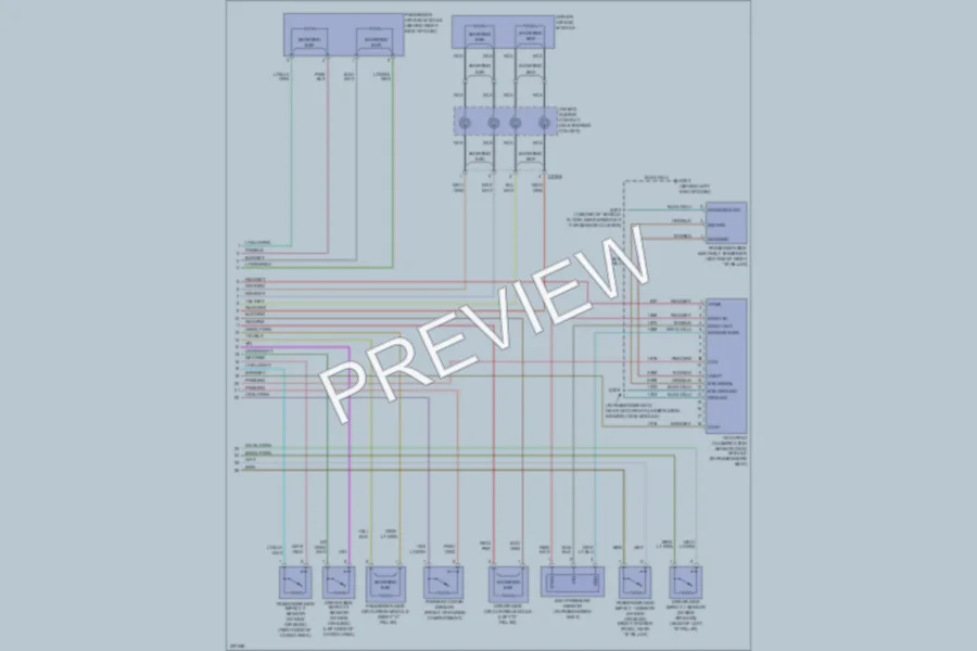 2006 Ford EscapeHybrid Supplemental Restraints wiring diagram preview
