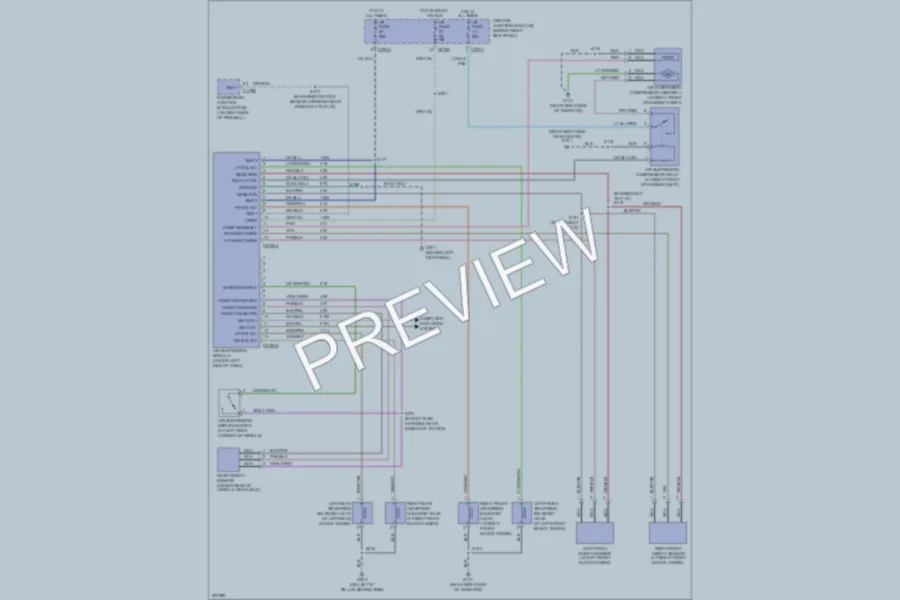 2006 Ford Expedition Electronic Suspension wiring diagram preview