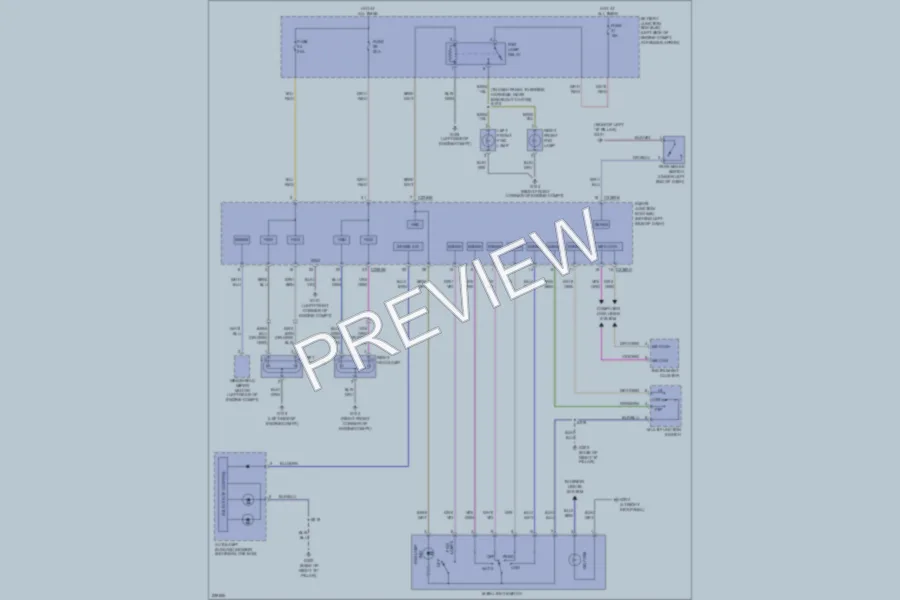 2006 Ford Explorer Headlights wiring diagram preview