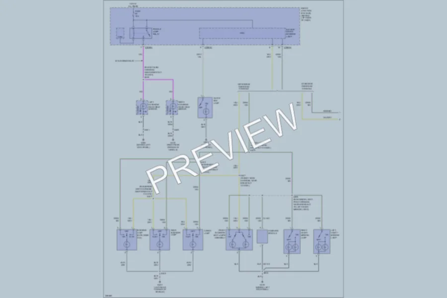 2006 Ford Explorer Interior Lights wiring diagram preview