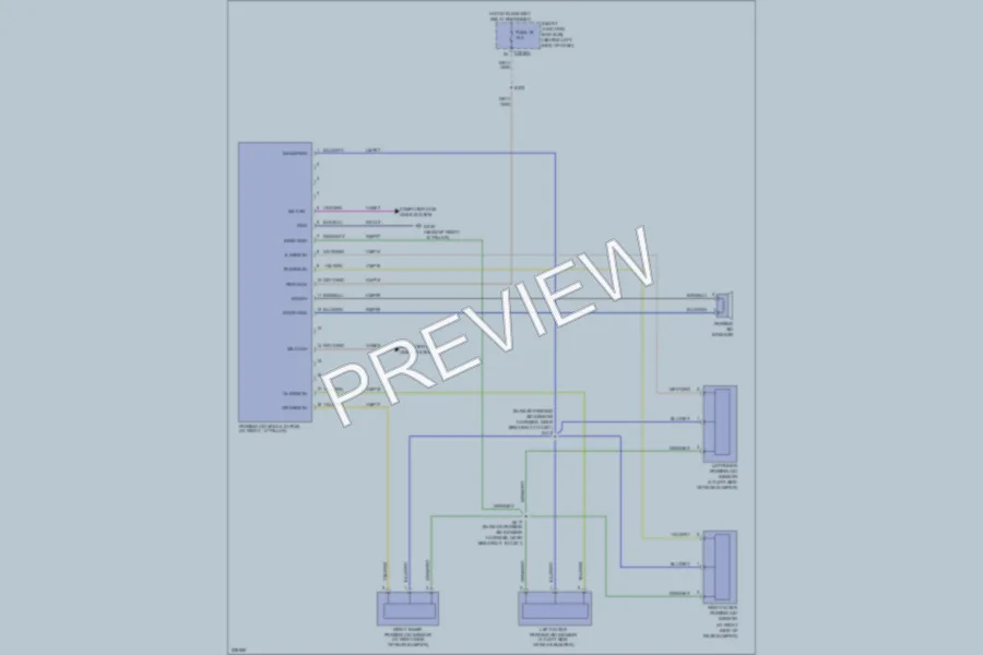 2006 Ford Explorer Navigation wiring diagram preview