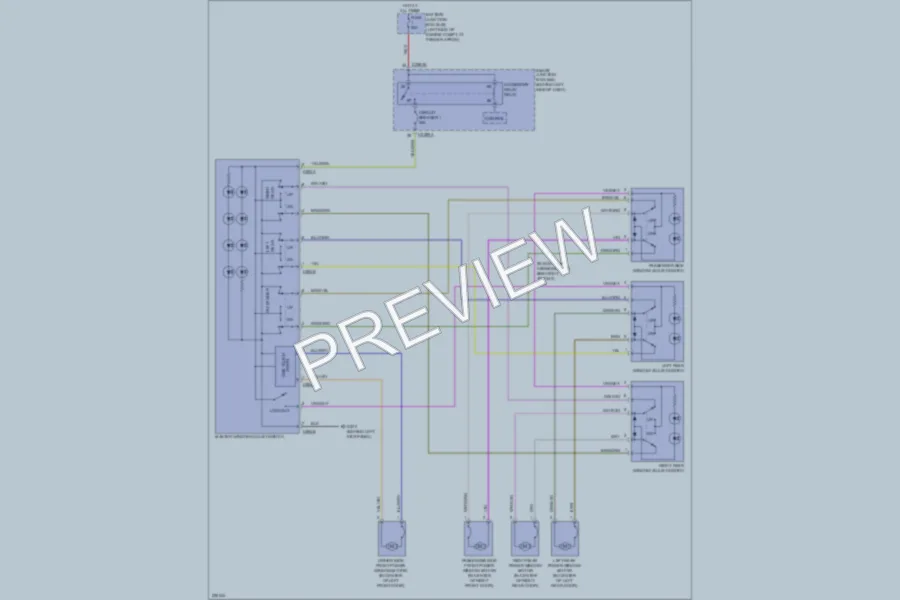 2006 Ford Explorer Power Windows wiring diagram preview