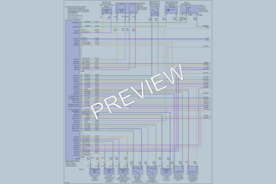 2006 Ford Explorer Supplemental Restraints wiring diagram preview