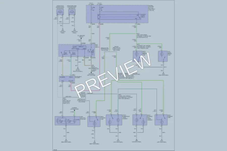 2006 Ford F150 Interior Lights wiring diagram preview