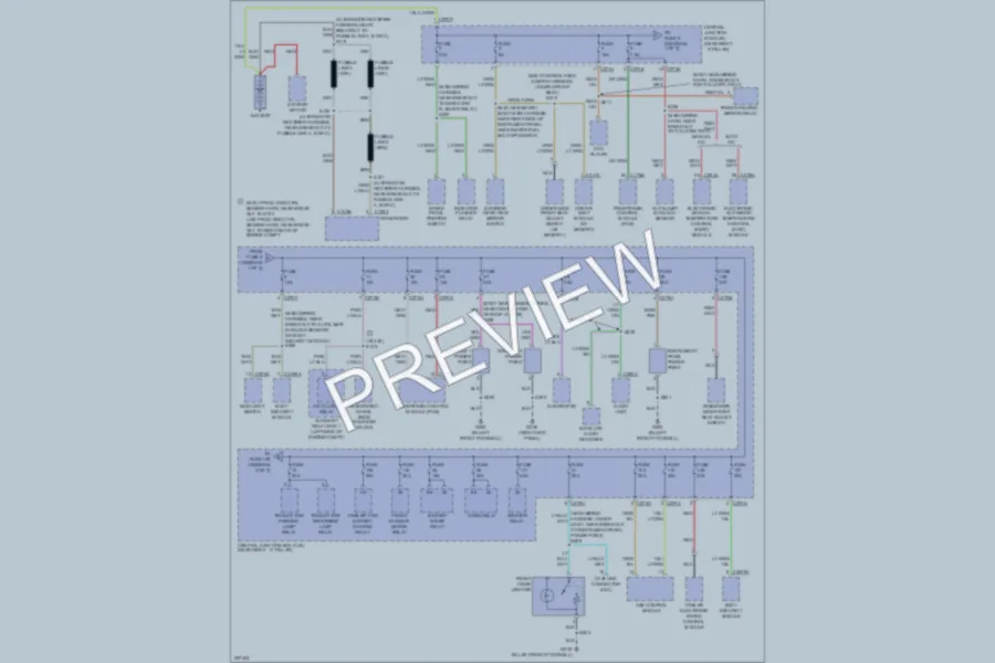 2006 Ford F150 Power Distribution wiring diagram preview