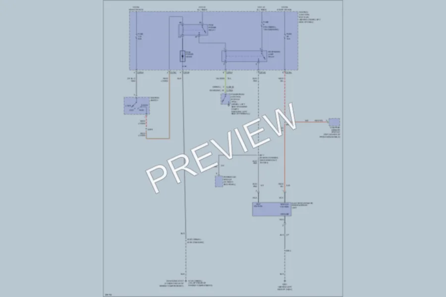 2006 Ford F250 Super Duty Power Mirrors wiring diagram preview