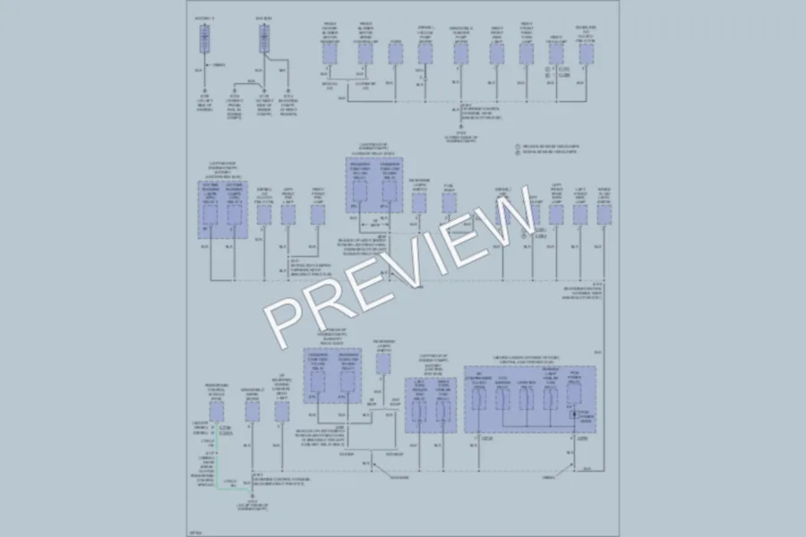 2006 Ford F350 Super Duty Ground Distribution wiring diagram preview