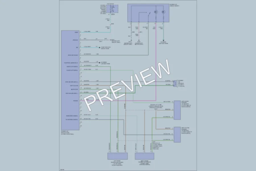 2006 Ford F350 Super Duty Navigation wiring diagram preview