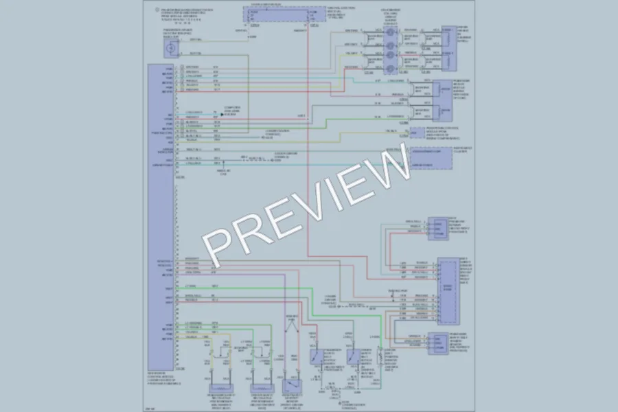 2006 Ford F150 Supplemental Restraints wiring diagram preview