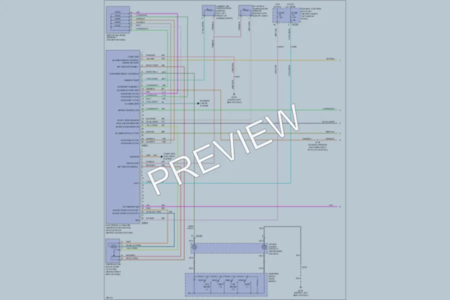 2006 Ford F350 Super Duty Air Conditioning wiring diagram preview